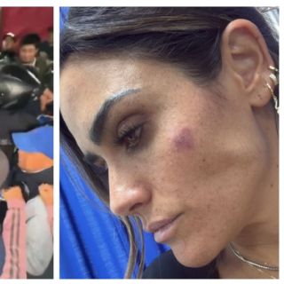 Golpean a Alessandra Rojo de la Vega y a funcionarios; acusa a lideresa de comerciantes (Videos)