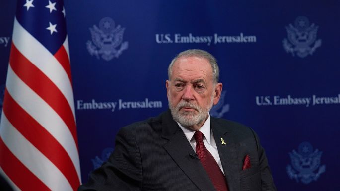 Embajador de EU afirma que Israel tiene derecho a gran parte de Oriente Medio