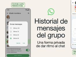 WhatsApp lanza el historial de mensajes en grupo para facilitar poner al día a nuevos integrantes