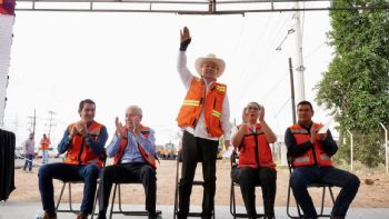 Alfonso Durazo fortalece al sector agrícola con obra estratégica en la carretera Hermosillo-Kino