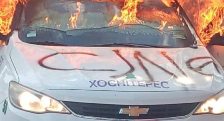 Hombres incendian OXXO y vehículos en Jiutepec, Temixco, Yecapixtla y Miacatlán