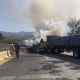 Hombres armados quemaron tráiler y un camión en la zona urbana del puerto de Acapulco (Video)