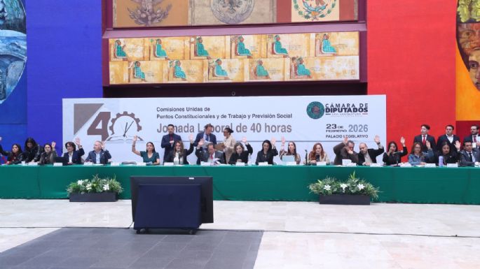 Reforma que reduce jornada laboral avanza en comisiones de la Cámara de Diputados