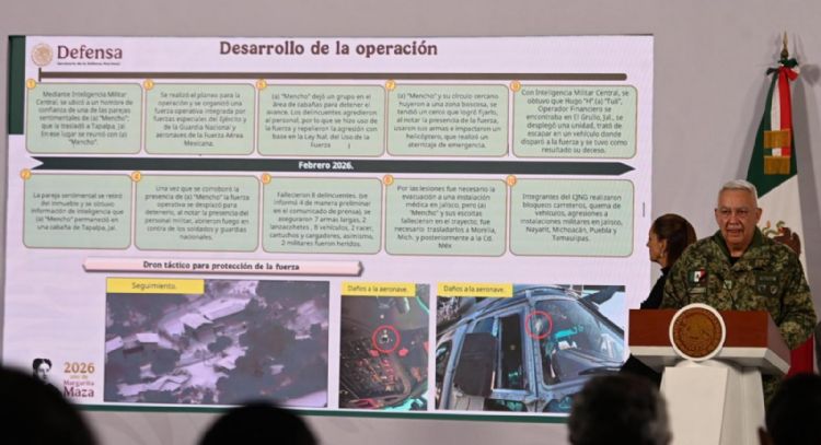 “Amanecimos sin bloqueos”: Sheinbaum reconoce a fuerzas armadas tras muerte de “El Mencho”