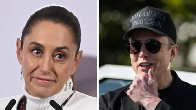 Sheinbaum estudia acciones legales contra Elon Musk por decir que está a las órdenes de los cárteles