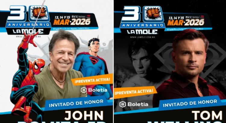 El cast de “Smallville”, John Boyega y Frankie Muniz, entre los estelares para La Mole 2026