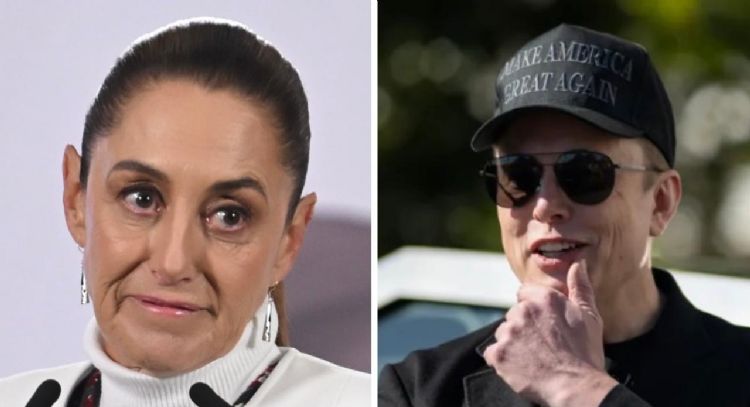 Sheinbaum estudia acciones legales contra Elon Musk por decir que está a las órdenes de los cárteles