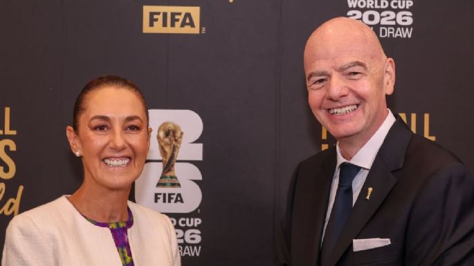 Infantino reafirma "plena confianza" a Sheinbaum y México como sede del Mundial