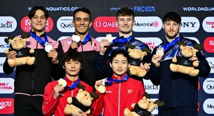 México conquista dos medallas de plata en la Copa del Mundo de Clavados Montreal 2026