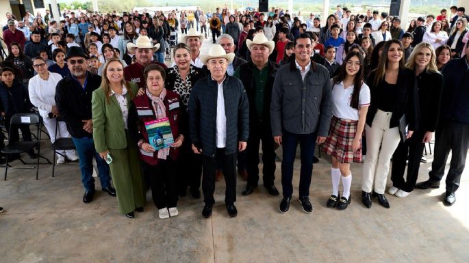 Entrega Gobernador Durazo telebachillerato en Nácori Chico y garantiza becas a estudiantes