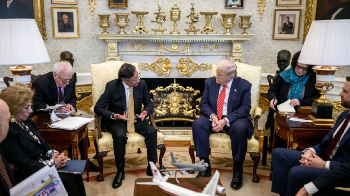 Trump califica de “muy buena reunión” la que sostuvo con Gustavo Petro en la Casa Blanca