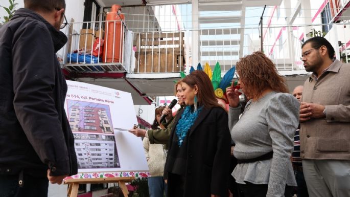 Entregan obras de mantenimiento en tres unidades habitacionales de la CDMX