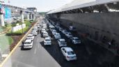 Foto ilustrativa de la nota titulada: Taxistas anuncian manifestaciones contra Uber y DiDi en el AICM para el miércoles 11 de marzo