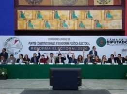 Sin los votos del PT y PVEM, Morena aprueba en comisiones el dictamen de la reforma electoral