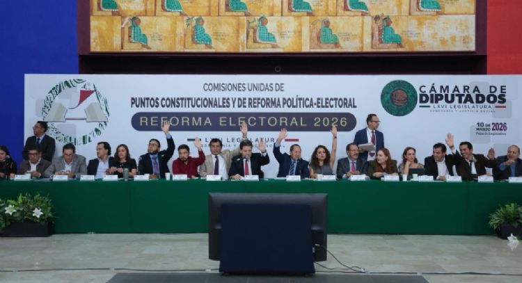 Sin los votos del PT y PVEM, Morena aprueba en comisiones el dictamen de la reforma electoral