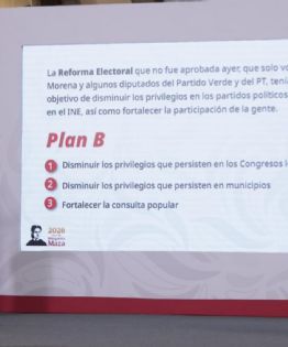 Sheinbaum presenta Plan B tras rechazo a la reforma electoral; va contra privilegios