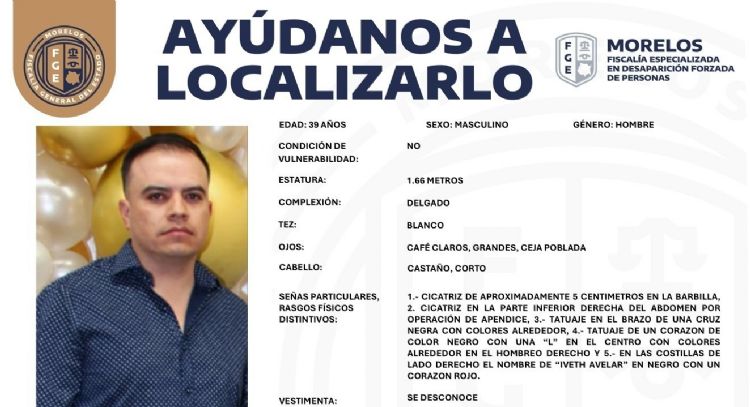 Desaparece abogado penalista en Cuautla