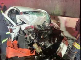 Accidente en la Calzada Ignacio Zaragoza deja tres muertos y dos heridos