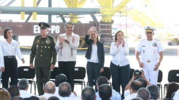 Acompaña Américo Villarreal a Claudia Sheinbaum en conmemoración de la Expropiación Petrolera