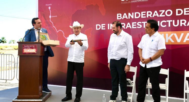 Durazo arranca obra de conectividad digital binacional con inversión de mil 250 millones