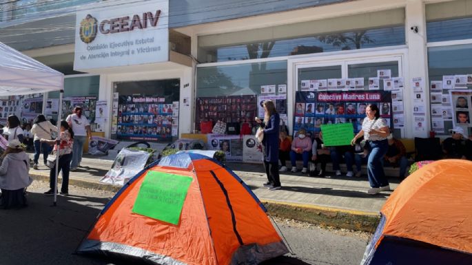 Colectivos de búsqueda protestan en Veracruz; toman instalaciones de la Comisión Estatal de Víctimas