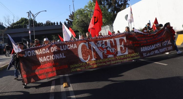 CNTE anuncia paro nacional de 72 horas y marcha en CDMX