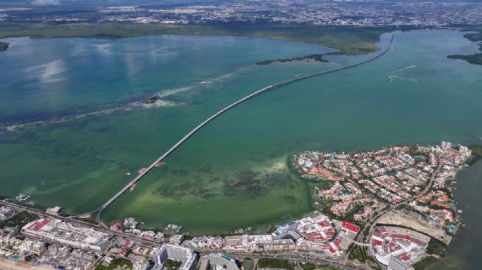 Gobierno de Sheinbaum promete inaugurar el puente Nichupté de Cancún ahora para abril