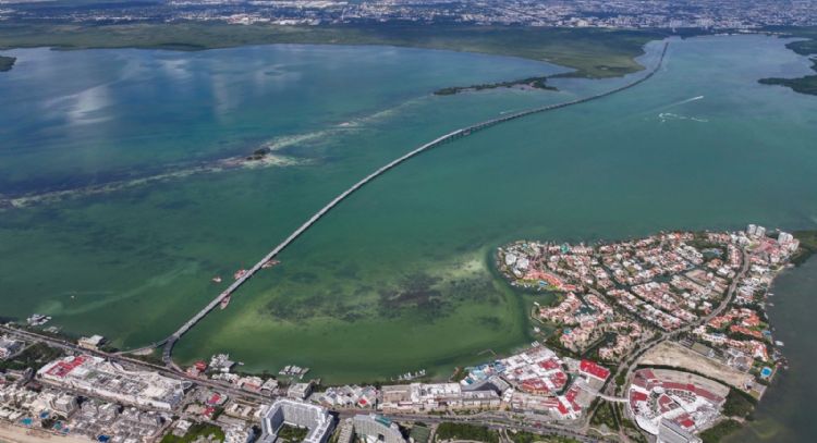 Gobierno de Sheinbaum promete inaugurar el puente Nichupté de Cancún ahora para abril