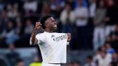 Foto ilustrativa de la nota titulada: Real Madrid venció 3-2 al Atlético de Madrid en La Liga; Vinícius anotó dos goles