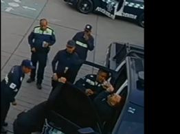 Exhiben policías viales de Zacatecas consumiendo bebidas alcohólicas dentro de la corporación