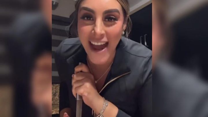 Alcaldesa de Soto la Marina defiende con cuchillo en mano cobro “voluntario” en playa La Pesca (Video)