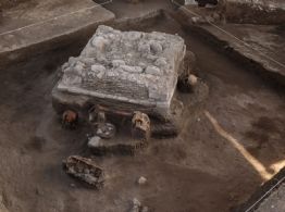 El INAH descubre altar y ofrendas a 300 metros de la zona arqueológica de Tula