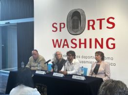 CCUT inaugura muestra sobre el uso del deporte como campaña de blanqueamiento político