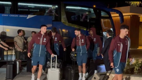 Selección de Portugal llega a Playa del Carmen en medio de fuerte operativo de seguridad