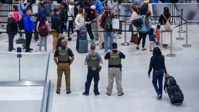 ¿Pueden los agentes del ICE agilizar las largas filas en algunos aeropuertos de EU?