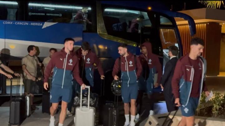 Selección de Portugal llega a Playa del Carmen en medio de fuerte operativo de seguridad