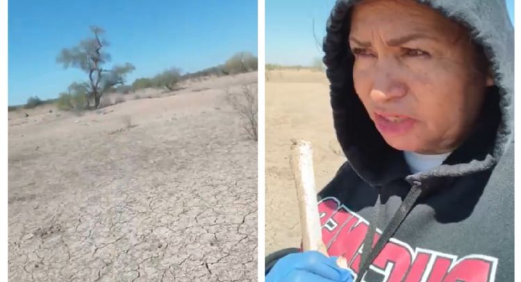 La madre buscadora Ceci Flores reporta el hallazgo de los restos de su hijo (Video)