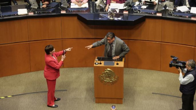 “¡Demuéstreme que yo soy narco!”: Saúl Monreal y Lilly Téllez chocan durante debate del Plan B