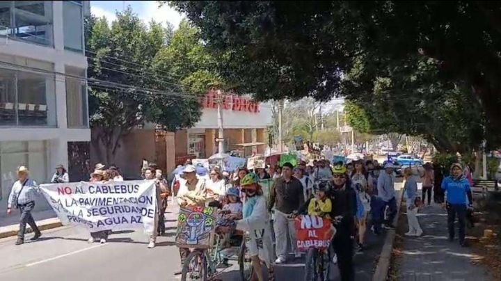 Gobierno de Puebla debe frenar tala de árboles por proyecto de Cablebús