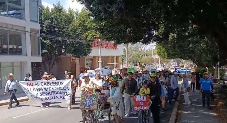 Gobierno de Puebla debe frenar tala de árboles por proyecto de Cablebús