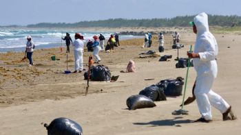 Inacción y versiones contradictorias acusan pescadores tras desastre ambiental en el Golfo de México