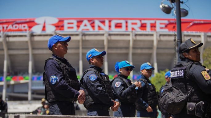 Despliegan operativo en el Estadio Banorte previo al partido México vs. Portugal (Fotogalería)