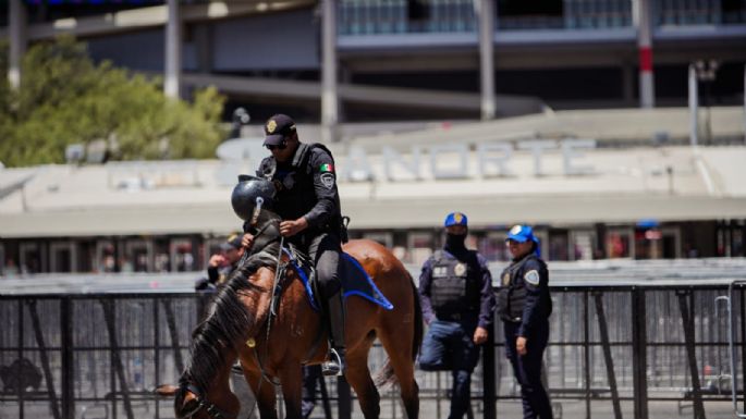 Despliegan operativo en el Estadio Banorte previo al partido México vs. Portugal (Fotogalería)
