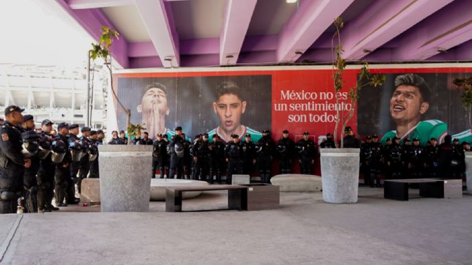 Despliegan operativo en el Estadio Banorte previo al partido México vs. Portugal (Fotogalería)