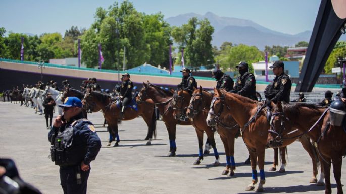 Despliegan operativo en el Estadio Banorte previo al partido México vs. Portugal (Fotogalería)