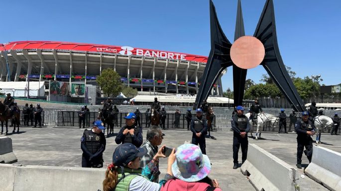Despliegan operativo en el Estadio Banorte previo al partido México vs. Portugal (Fotogalería)