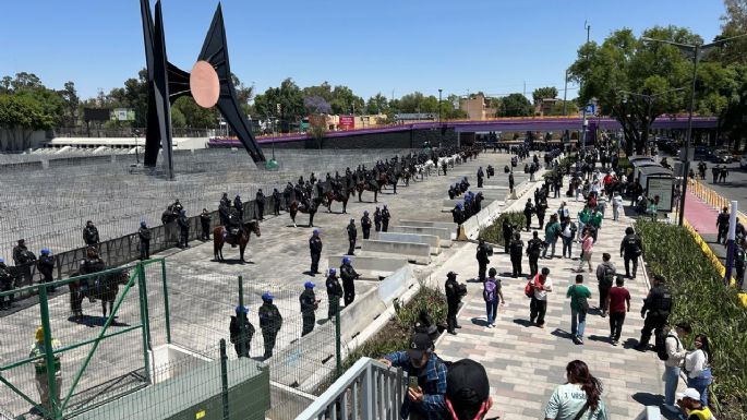 Despliegan operativo en el Estadio Banorte previo al partido México vs. Portugal (Fotogalería)