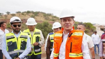 Gobernador Durazo invierte 770 millones en obras hidráulicas para la frontera