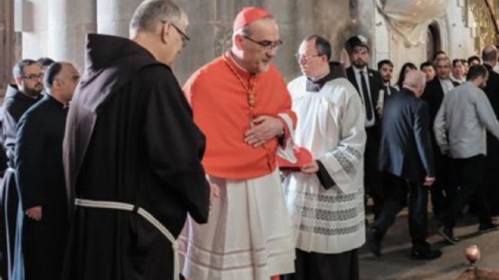 Policía de Israel impide la asistencia del jefe de la Iglesia Católica de Jerusalén a misa de Ramos