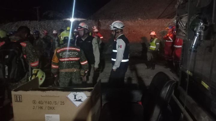 Suman más personal a labores de rescate en mina de Rosario, Sinaloa